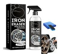 Iron Eraser Rust Remover Spray,Irons Powder Remover Sprays for Car Wheels and Paint, for Automotive Surface (1pcs)