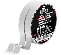 IRON FIGHTER 2X Correa Dedo 1,25 cm x 13,7 m (total 27 m) - JJB Jiu Jitsu brasileño - Escalada - Crossfit - MMA - Grappling - Judo - Voleibol - Culturismo - Rodillos de dedo Tape Blanco