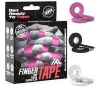 IRON FIGHTER 3X Esparadrapo de Dedos Rosa 0,8cm x 13,7m (total 41m) - Vendaje Dedos, Cintas para Dedos, Cinta Adhesiva Deportiva, Protección Dedos, Crossfit, Escalada, Voleibol, MMA, Grappling, Judo