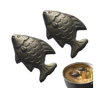 Iron Fish Utensilio de cocina | Aporte natural de hierro utensilio seguro - 2 piezas reutilizables solución suplementaria alternativa para hombres ancianos mujeres embarazadas niños