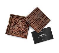 Iron & Glory - Juego de Sudoku y guía | Rompecabezas de Madera para Adultos | Juegos de Mesa de acertijos | Juegos de Viaje portátiles para niños y Regalos de Viaje | Alternativa al Libro de