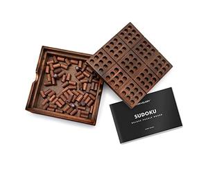 Iron & Glory - Juego de Sudoku y guía | Rompecabezas de Madera para Adultos | Juegos de Mesa de acertijos | Juegos de Viaje portátiles para niños y Regalos de Viaje | Alternativa al Libro de