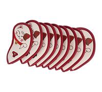Iron Head Covers 9pcs Set | Fortune Cat Embroidered PU Covers for 4-9, P, S, A Irons | Long - Lasting Plush Lined Protection | Secure Hook & Loop Closure