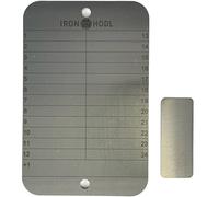 IRON HODL Billetera de acero con placa de prueba - 24+1 Recovery Seed Frase Placa de Metal Cold Wallet Crypto