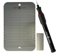 IRON HODL Billetera de acero negro + placa de prueba - 24+1 Recovery Seed Frase Placa de Metal Monedero Cold Wallet Crypto Wallet Bitcoin Wallet Hardware Wallet Crypto Steel Wallet Crypto Wallet