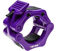 Iron Lab Juego de 2 abrazaderas de barra olímpicas Pro ABS de 5 cm, color morado, perfectas para levantamientos fuertes y entrenamiento olímpico, calidad profesional