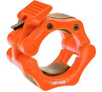 Iron Lab Juego de 2 Abrazaderas para Barra Olímpica de 2 pulgadas de ABS Pro Clips Juego de 2 collares naranjas perfectos para elevaciones fuertes Pro Crossfit
