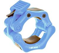 Iron Lab Juego de 2 pinzas olímpicas para barra de 2 pulgadas, juego de 2 collares de color azul cielo, perfectos para elevaciones fuertes y entrenamiento olímpico, calidad profesional