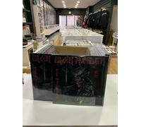 IRON MAIDEN 3LP SENJUTSU 2021 SILVER & BLACK TRIPLE MARBLED VINYL SEALED