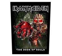 Iron Maiden Backpatch Book Of Souls Band Logo Eddie Heart Oficial 36Cm X 29Cm Size One Size