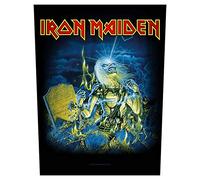 Iron Maiden Backpatch Live After Death Oficial Negro Cotton Sew On 36Cm X 29Cm