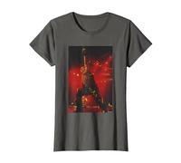 Iron Maiden Bruce Dickinson en Vivo por Andy Willsher Camiseta, Mujer, Asfalto, 3XL