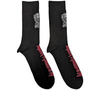 Iron Maiden - Calcetines Killers de Eddie para Adultos Unisex (40,5 EU - 46 EU) (Negro)