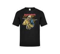 Iron Maiden Camiseta 'Iron Maiden Piece of Mind Tracks T-Shirt' negro XXL EUR