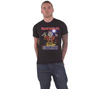 Iron Maiden Camiseta sin oración para la Navidad Banda Logo Oficial Hombres Negro, Black, X-Large