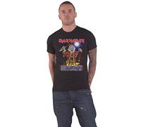 Iron Maiden Camiseta sin oración para la Navidad Banda Logo Oficial Hombres Negro, Black, X-Large