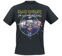 Iron Maiden Can I Play with Madness Hombre Camiseta Negro S 100% algodón Regular