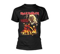 Iron Maiden - Collectors Mine - Camiseta con estampado de Iron Maiden con cuello redondo de manga corta para hombre, talla 2XL, color negro