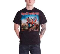 Iron Maiden Camiseta Collectors Mine – para hombre, cuello redondo, manga corta, negro, L