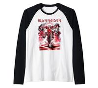 Iron Maiden - Eddie Bike Camiseta Manga Raglan