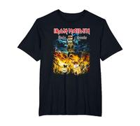 Iron Maiden Eddie Holy Smoke Camiseta, Hombre Tallas Grandes, Negro, 2X Alto