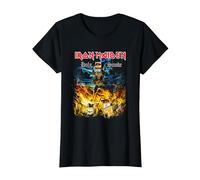 Iron Maiden Eddie Holy Smoke Camiseta, Mujer, Negro, S