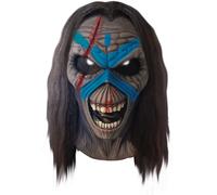 Iron Maiden Eddie The Clansman Adult Latex Mask Blue