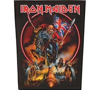 Iron Maiden England '88 Unisex Parche Espalda Standard, 95% Algodón, 5% Poliéster,