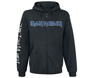 Iron Maiden Fear Of The Dark Hombre Capucha con cremallera Negro M