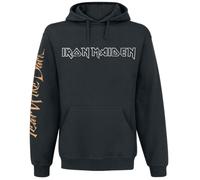Iron Maiden Fear of The Dark Hombre Sudadera con Capucha Negro 50% algodón, 50% poliéster Regular