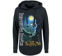 Iron Maiden Fear of The Dark Mujer Sudadera con Capucha Negro L