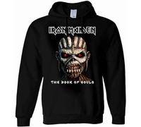 Iron Maiden - Felpa Con Cappuccio Pullover Medium the Book of Souls