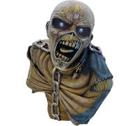 Nemesis Now Iron Maiden Piece of Mind - Caja de Busto (pequeña) 12 cm, Resina, Producto Oficial de Iron Maiden, Caja de Busto y Caja de Almacenamiento, Fundido en Resina, Pintado a Mano