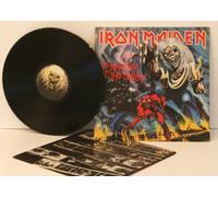 IRON MAIDEN - IRON MAIDEN, the number of the beast. Top copy. First UK pressing. 1982. Matrix.A2, B3 GIVE IT SOME HEAD BUTTS. Record label: EMI