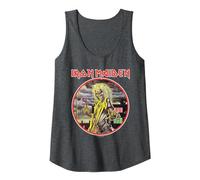 Iron Maiden Killers Camiseta sin Mangas, Mujer, Jaspeado Oscuro, XXL