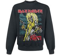 Iron Maiden Killers Green Clouds Hombre Sudadera Negro S 50% algodón, 50% poliéster Regular
