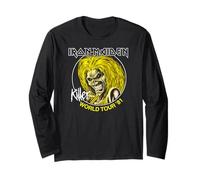 Iron Maiden Killers World Tour Revision Manga Larga