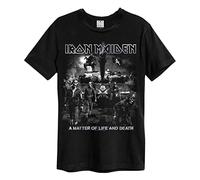 IRON MAIDEN - LIFE OR DEATH AMPLIFIED VINTAGE BLACK MEDIUM T-SHIRT