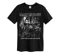 IRON MAIDEN - LIFE OR DEATH AMPLIFIED VINTAGE BLACK SMALL T-SHIRT