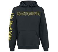 Iron Maiden Live After Death Hombre Sudadera con Capucha Negro 50% algodón, 50% poliéster Regular