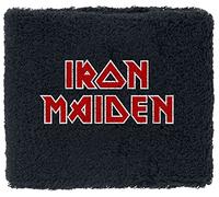 Iron Maiden Logo - Wristband Unisex Muñequera Negro 80% algodón, 12% Elastano, 8% poliéster