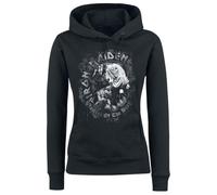 Iron Maiden Number of The Beast Mujer Sudadera con Capucha Negro M