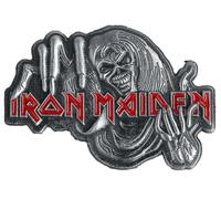 Iron Maiden Number Of The Beast Unisex Pin gris/rojo Aleación de Zinc
