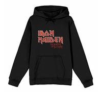Iron Maiden 'Number of the Beast Vintage Logo' (Negro) Sudadera con Capucha