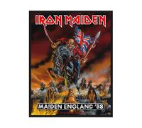 Iron Maiden Patch Maiden England 88 Trooper Oficial Negro Woven (10Cm X 7Cm)