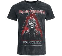 Iron Maiden Powerslave - Mummy Head Hombre Camiseta Gris Marengo L 100% algodón Regular