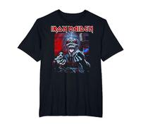Iron Maiden Real Dead One Camiseta, Hombre Tallas Grandes, Negro, 4X Alto