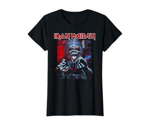 Iron Maiden Real Dead One Camiseta, Mujer, Negro, XXL