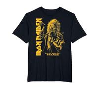 Iron Maiden Run For Your Lives Tour Belfort Camiseta, Hombre Tallas Grandes, Negro, 5X Alto