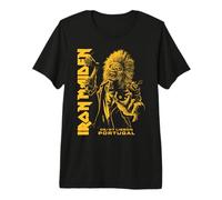 Iron Maiden Run For Your Lives Tour Lisbon Camiseta Premium